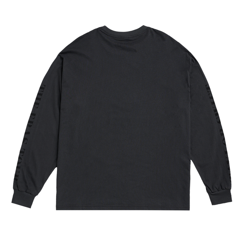 Long black long sleeve shirt clearance