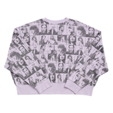 Taylor Swift The Eras Tour Cropped Lavender Pullover Back