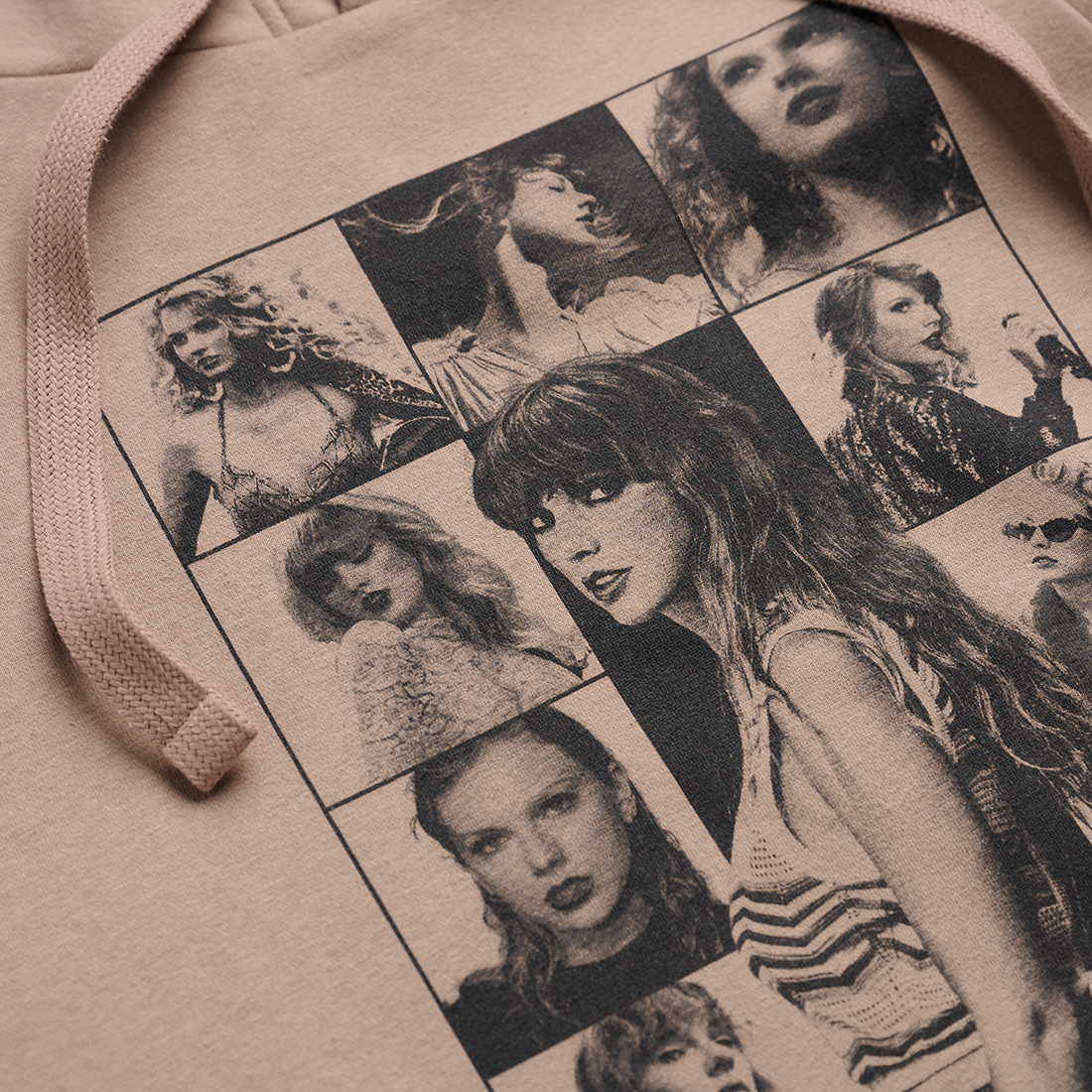 Taylor Swift | The Eras Tour Taupe Hoodie Front Detail