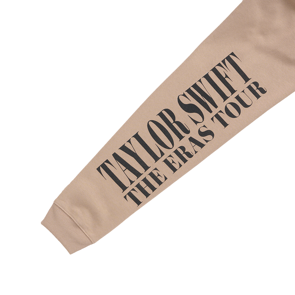Taylor Swift | The Eras Tour Taupe Hoodie Sleeve Detail