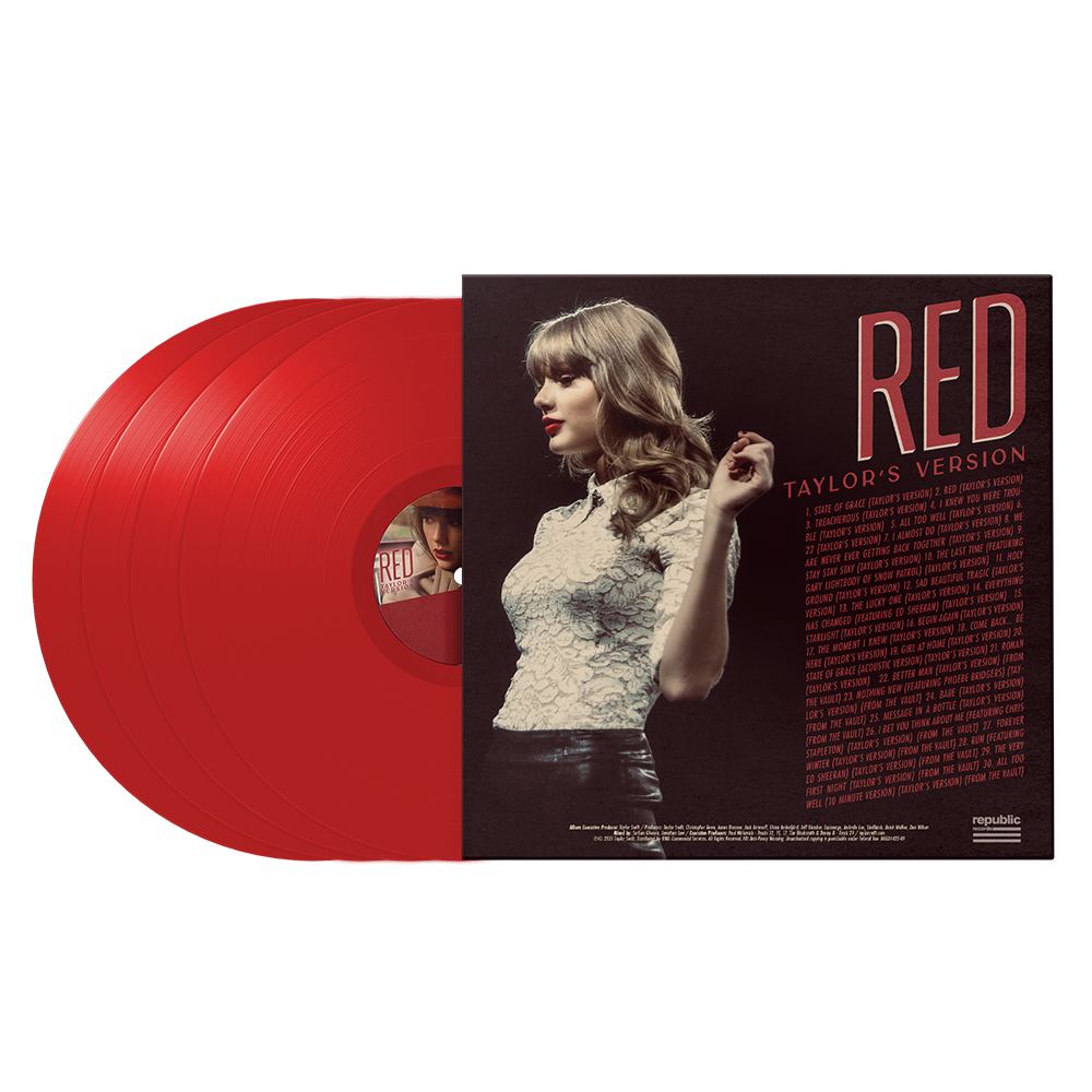 RED (Taylor's Version) Red Vinyl - Taylor Swift Official Store