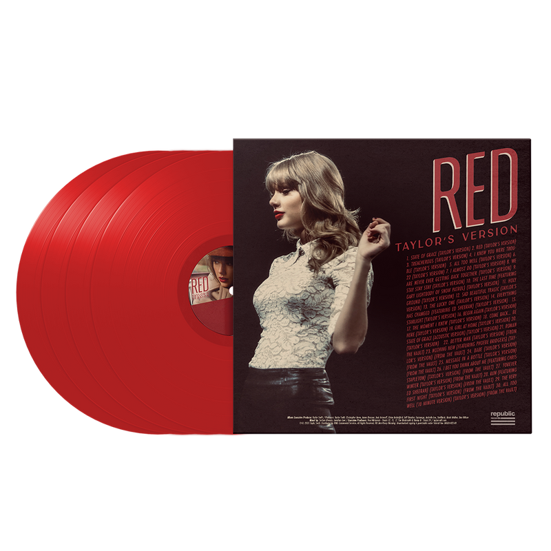 emne Billedhugger knap RED (Taylor's Version) Red Vinyl – Taylor Swift Official Store