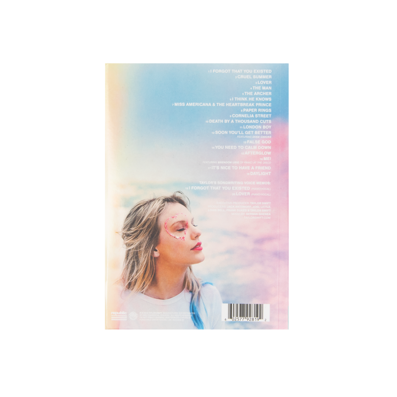 Lover CD Deluxe Versions 1-4 Bundle Back Cover