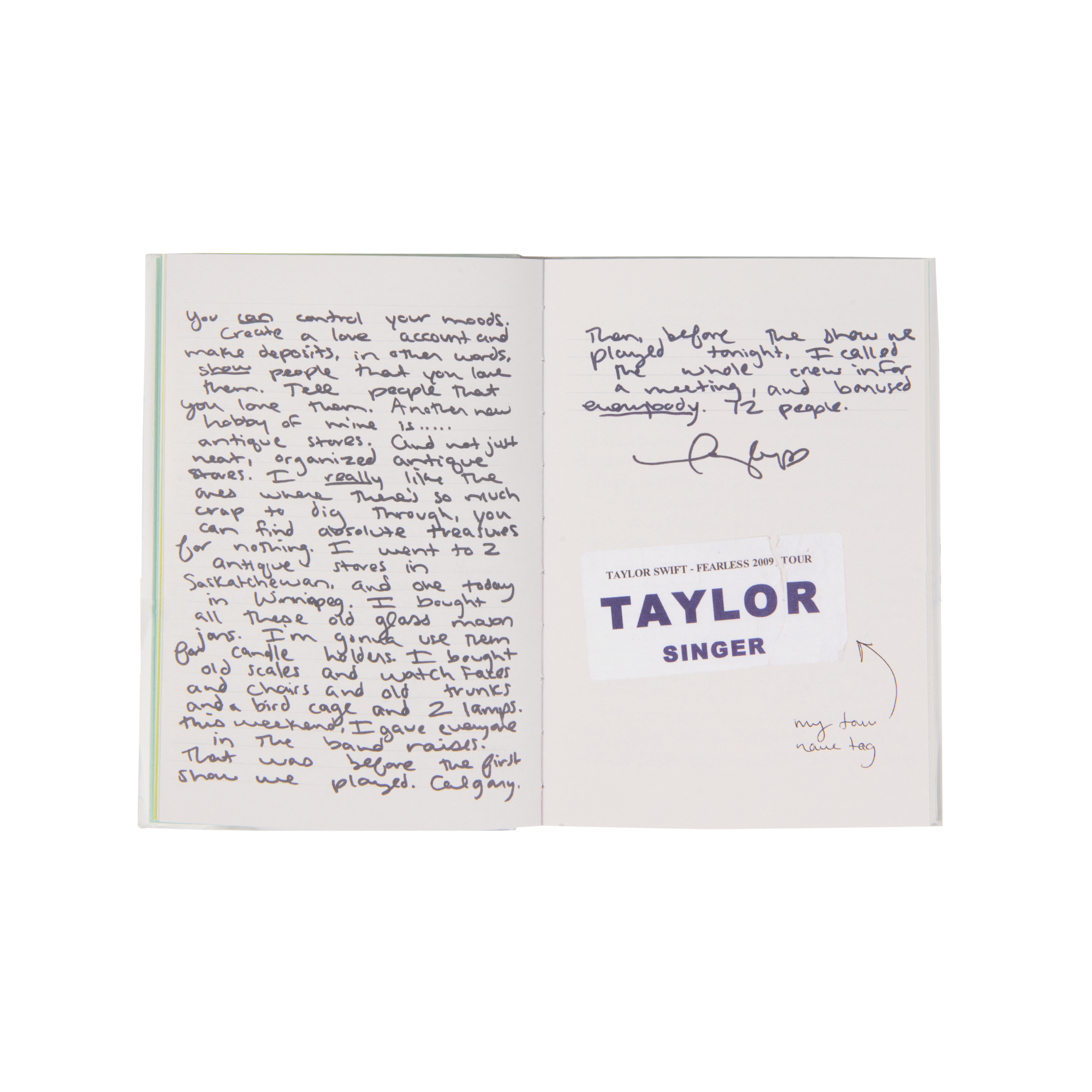 Lover CD Deluxe Version 1 Taylor's Journal