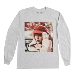 Klappe Spil desillusion Album Cover Heather Grey Long Sleeve T-Shirt – Taylor Swift Official Store