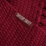 The All Too Well Knit Scarf Back Tag