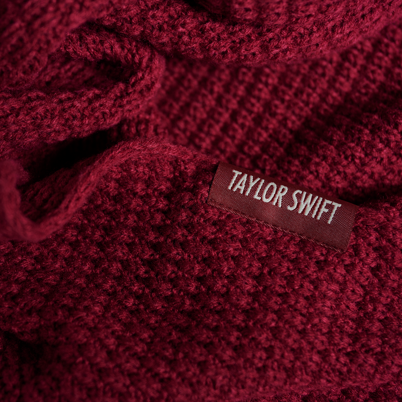 The All Too Well Knit Scarf Back Tag Alternate