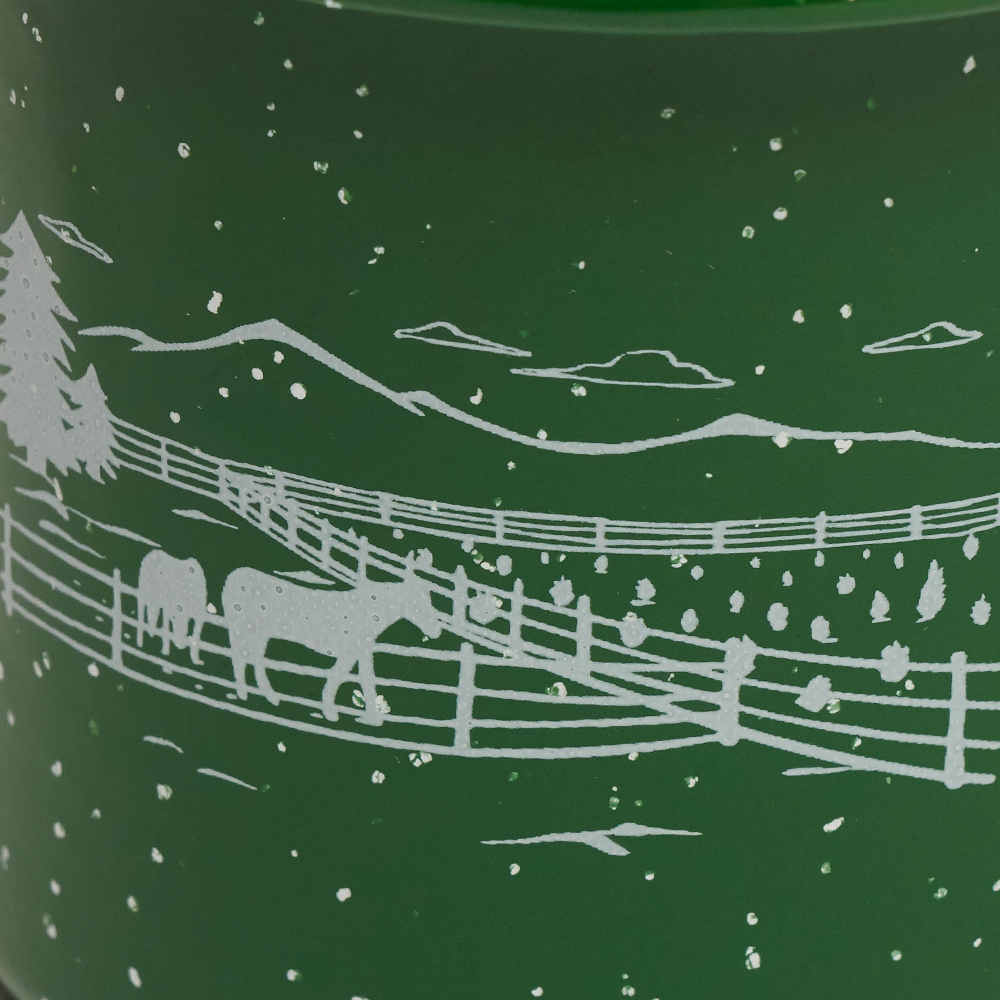 Christmas Tree Farm Mug Detail