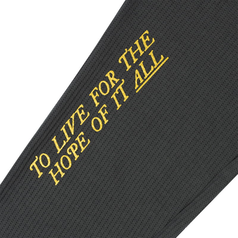 For the Hope of it All Thermal Pajama Set Bottoms Detail