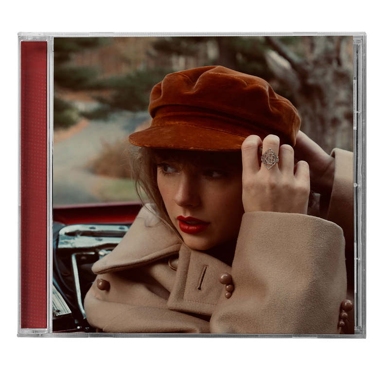 RED (Taylor's Version) CD (clean) each clean CD album features: 30 songs, including 9 songs from the Vault, with alternate, clean lyrics exclusive album booklet with never before seen photos, artwork and lyrics for the 9 songs from the Vault