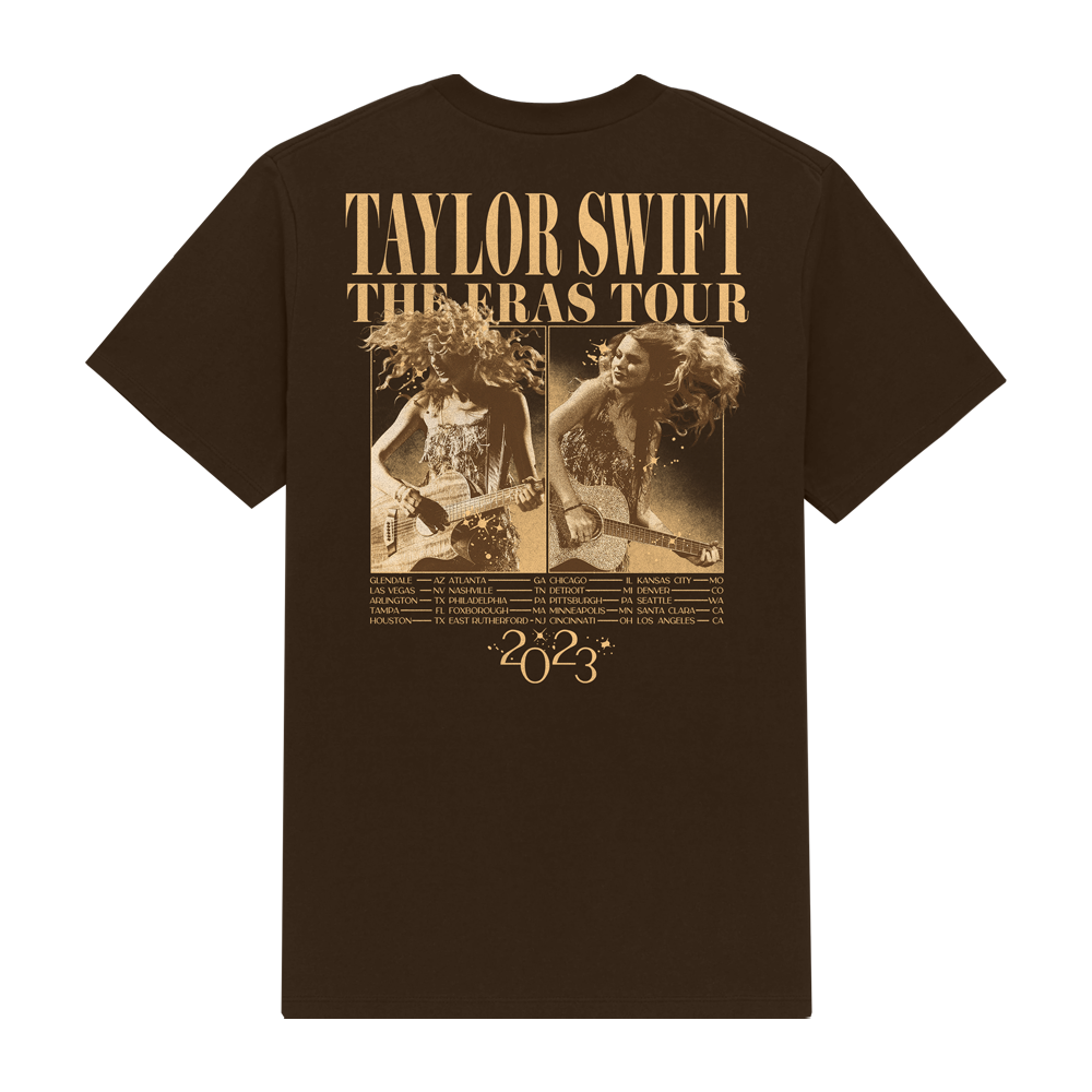 Taylor Swift | The Eras Tour Fearless (Taylor's Version) Album T-Shirt Back