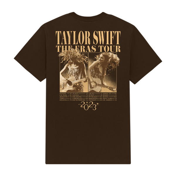 Taylor Swift The Eras Tour Fearless (Taylor's Version) Album T-Shirt Back