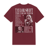 Taylor Swift The Eras Tour RED (Taylor's Version) Album T-Shirt Back