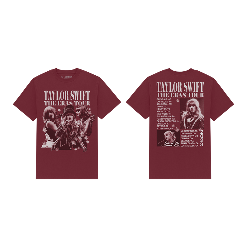 Taylor Swift The Eras Tour RED (Taylor's Version) Album T-Shirt – Taylor Swift Official